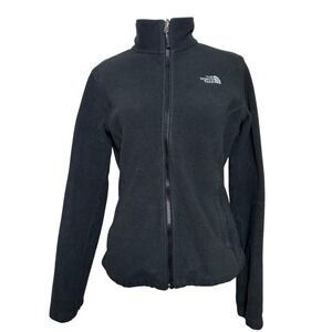 The North Face Women Fleece Jacket Black Full Zip Medium‎ Outdoors